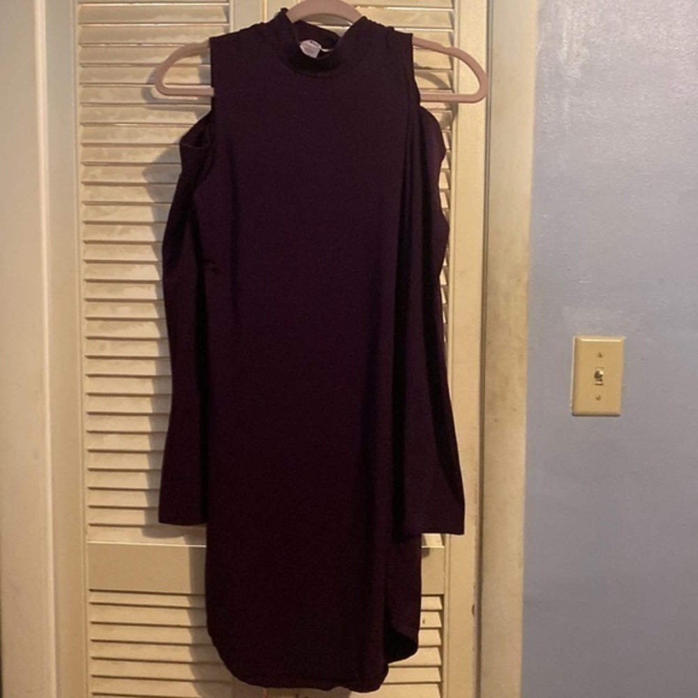 Say What cold shoulder dress